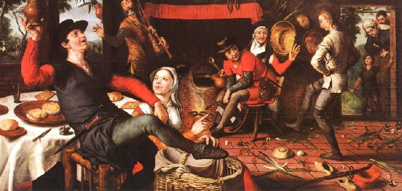 The Egg Dance, Pieter Aertsen